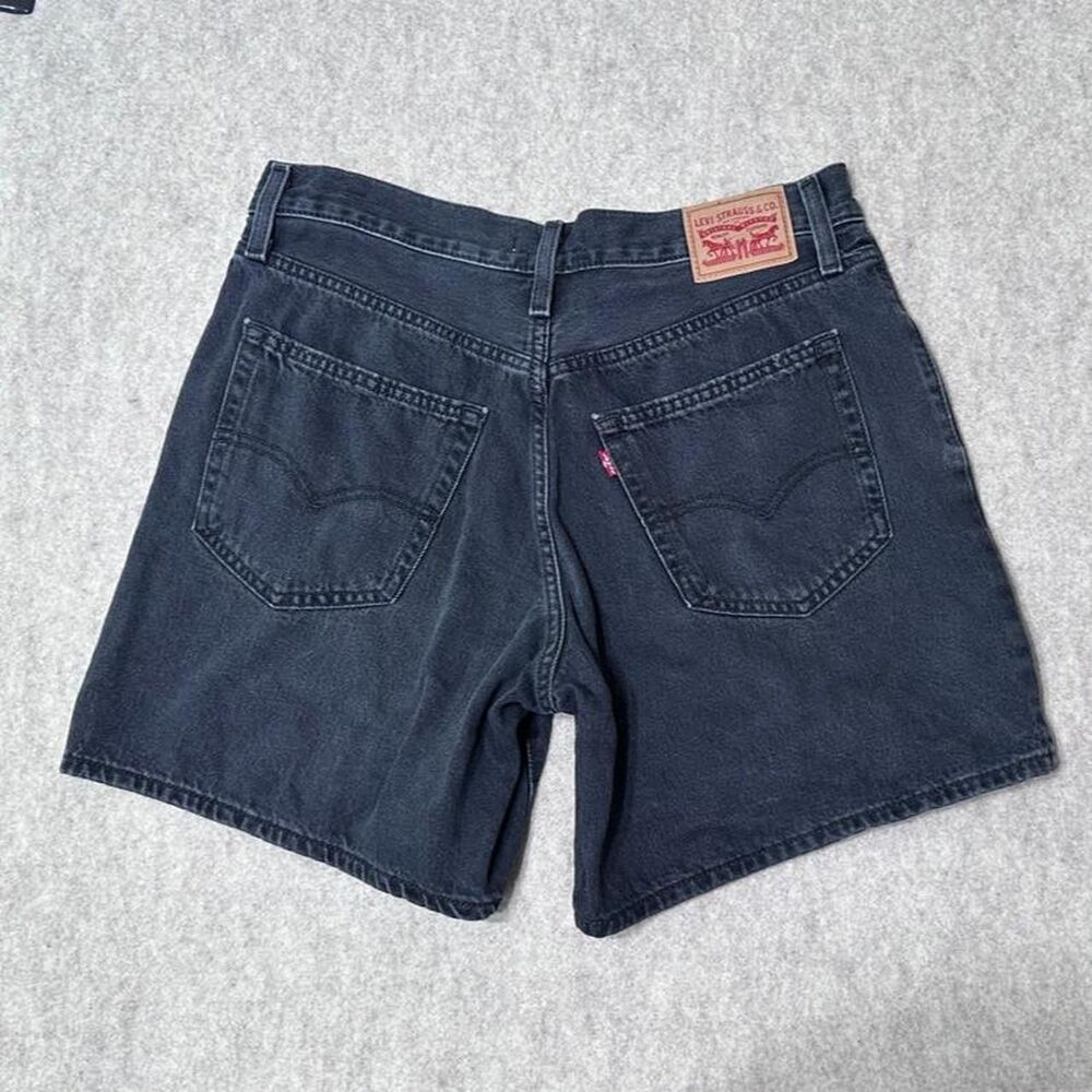 Levi-s Women's Black and Navy Shorts